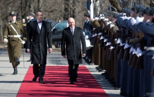 President Toomas Hendrik Ilves ja Rumeenia riigipea Traian Băsescu