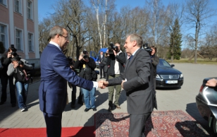 President Toomas Hendrik Ilves ja Belgia peaminister Yves Leterme