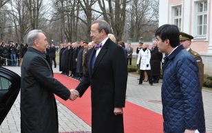Kasahstani riigipea Nursultan Nazarbajev ja president Toomas Hendrik Ilves