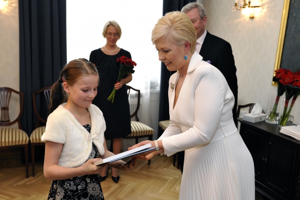 Tänavu kevadine preemia saaja iluuisutaja Naomi Charlotta Andersson