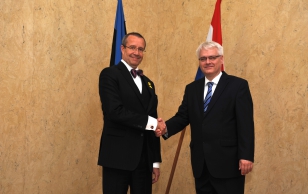 President Toomas Hendrik Ilves ja Horvaatia president Ivo Josipović
