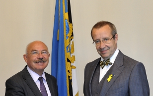 Ungari välisminister János Martonyi ja president Toomas Hendrik Ilves