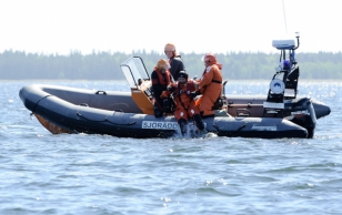 Politsei- ja piirivalveamet korraldas koos vabatahtlike merepäästjatega Käsmu lahes suure merepäästeõppuse