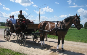 President Toomas Hendrik Ilves külastas Aasta põllumees 2010 tiitli pälvinud Madis Ajaotsa talu Tartumaal