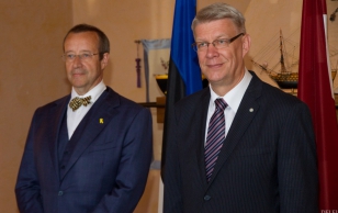President Toomas Hendrik Ilves ja Läti president Valdis Zatlers