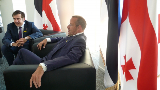 President Toomas Hendrik Ilvese kohtumine Gruusia riigipea Mihhail Saakašviliga