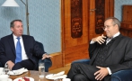 Министр обороны Великобритании Лайам Фокс и президент Тоомас Хендрик Ильвес
