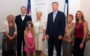 President Toomas Hendrik Ilvese vastuvõtt New Yorgi Eesti Majas