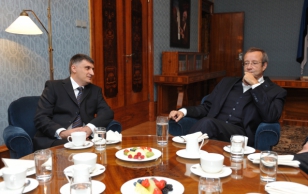 Rumeenia suursaadik Marian Catalin Avramescu ja president Toomas Hendrik Ilves