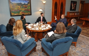 The Ambassador of the Republic of Kosovo, Ilir Dugolli and President Toomas Hendrik Ilves