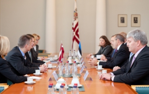 Kohtumine Läti peaminister Valdis Dombrovskis'ega