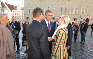 Norra peaministri Jens Stoltenberg'i ja Evelin Ilvese kohtumine