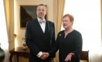Kohtumine Soome presidendi Tarja Haloneniga