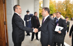 President Toomas Hendrik Ilves ja Moldova peaminister Vladimir Filat