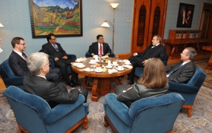 Sri Lanka suursaadik Oshadhi Jagath Kumara Alahapperuma ja president Toomas Hendrik Ilves