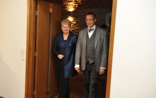 Leedu president Dalia Grybauskaitė ja president Toomas Hendrik Ilves
