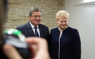 Poola president Bronisław Komorowski ja Leedu president Dalia Grybauskaitė