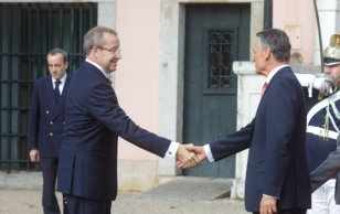 President Toomas Hendrik Ilves ja Portugali president Aníbal Cavaco Silva