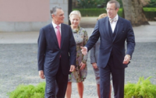 Portugali president Aníbal Cavaco Silva, Evelin Ilves ja president Toomas Hendrik Ilves