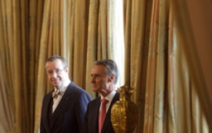 President Toomas Hendrik Ilves ja Portugali president Aníbal Cavaco Silva