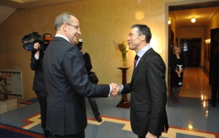 President Toomas Hendrik Ilves ja NATO peasekretär Anders Fogh Rasmussen