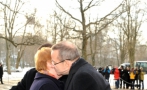 President Tarja Haloneni tervitamine Kadriorus
