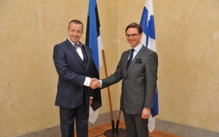 President Toomas Hendrik Ilves ja Soome peaminister Jyrki Katainen