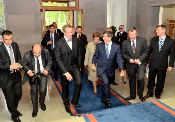 President Toomas Hendrik Ilvese kohtumine Türgi välisministri Ahmet Davutoğlu'ga