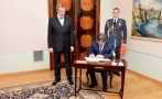 President Toomas Hendrik Ilvese kohtumine Türgi välisministri Ahmet Davutoğlu'ga