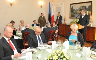 Pidulik õhtusöök Kõltsu mõisas Malta presidendi auks