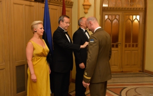 Riigiõhtusöök Läti presidendi Andris Bērziņš’i kutsel