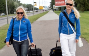 Tulekandja Renna Järvalt saabub Tallinna Lennujaama