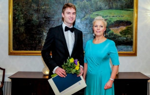 noore sportlase preemia laureaat, sõudja Jüri-Mikk Udam ja Evelin Ilves