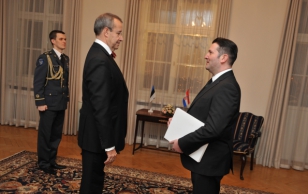 President Toomas Hendrik Ilves ja Horvaatia Vabariigi suursaadik Krešimir Kopčić
