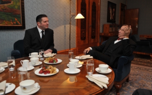 Horvaatia Vabariigi suursaadik Krešimir Kopčić ja president Toomas Hendrik Ilves