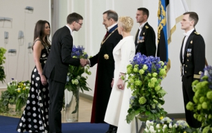 Riigikogu liige Sven Mikser ja proua Mari Vaus