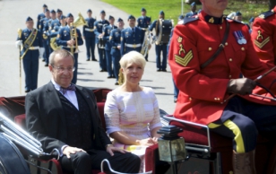 Kanada kindralkuberneri David Johnstoni vastuvõtutseremoonia
