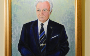 Portrait of Arnold Rüütel was opened at the Office of the President