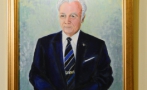 Eesti tunnustatud akvarellisti Valli Lember-Bogatkina maalitud portree president Arnold Rüütlist