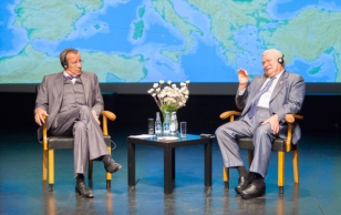 President Toomas Hendrik Ilvese ja Poola ekspresidendi Lech Wałesa kahekõne