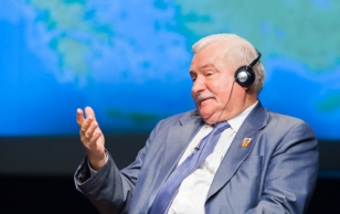 President Toomas Hendrik Ilvese ja Poola ekspresidendi Lech Wałesa kahekõne