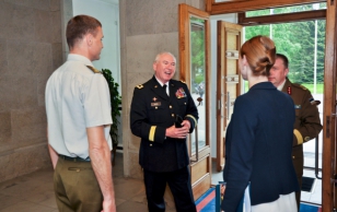 Meeting with Major-General James Adkins