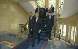 President Toomas Hendrik Ilvese kohtumine parlamendierakondade esimeestega Kadriorus