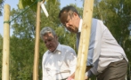 Eesti riigipea Toomas Hendrik Ilves ja Evelin Ilves tervitasid oma kodus Ärma talus Saksamaa presidenti Joachim Gaucki ja Daniela Schadti