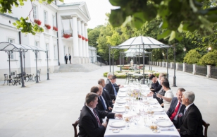 Õhtusöök Poola presidendi Komorowskiga