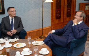 Prantsuse Vabariigi suursaadik Michel Raineri ja president Toomas Hendrik Ilves