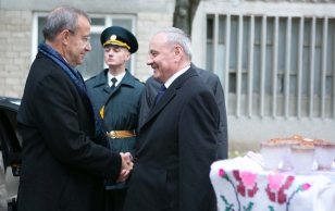 Tervitustseremoonia. President Toomas Hendrik Ilves ja Moldova president Nicolae Timofti