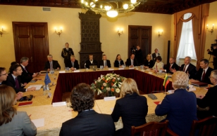 Eesti, Läti ja Leedu presidentide kohtumine Eurogrupi presidentidega