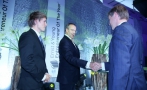 President Toomas Hendrik Ilves kuulutas 2013. aasta Eesti ettevõtjaiks meelelahutusärimehed Peeter ja Priit Rebase BDG Holdings OÜst.