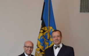 Türgi Vabariigi suursaadik Ahmet Ülker ja president Toomas Hendrik Ilves